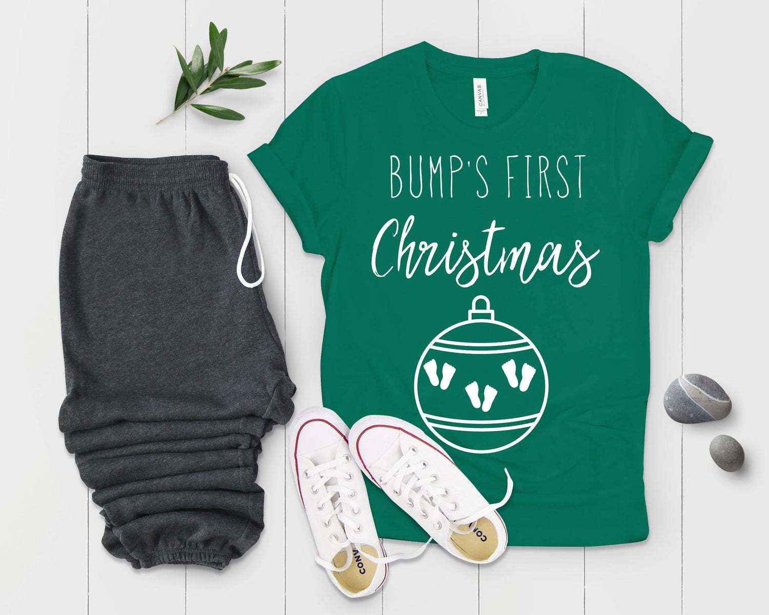 Bump's First Christmas Xmas Shirt - Teegarb
