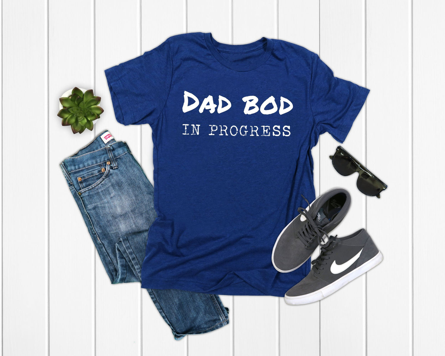 Dad Bod In Progress New Dad Shirt - Teegarb