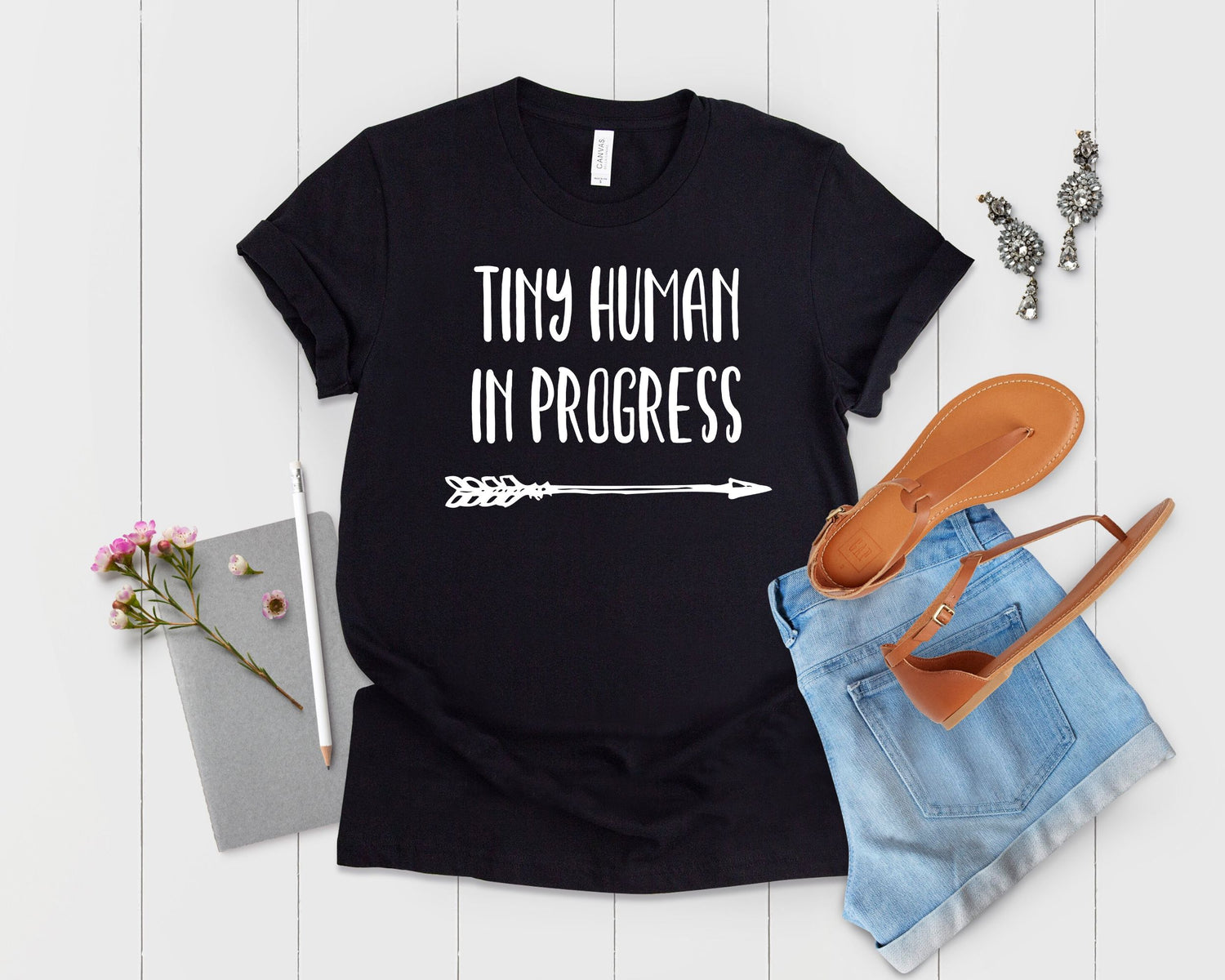 Tiny Human In Progress Future Mom Maternity Clothes - Teegarb