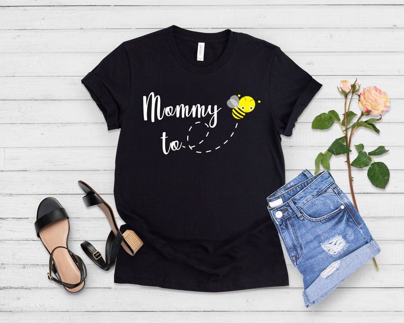 Mommy To Bee Future Mommy Maternity Clothes - Pregnancy Top - Teegarb