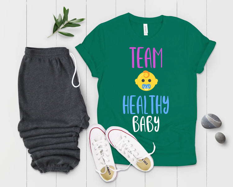Team Healthy Baby Gender Reveal Shirt - Teegarb