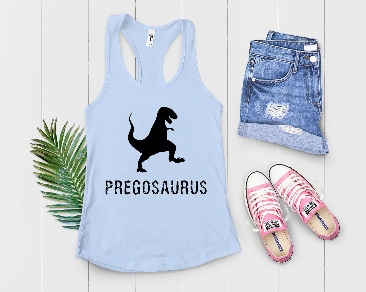 Pregosaurus Maternity Shirt Tank Top - Teegarb