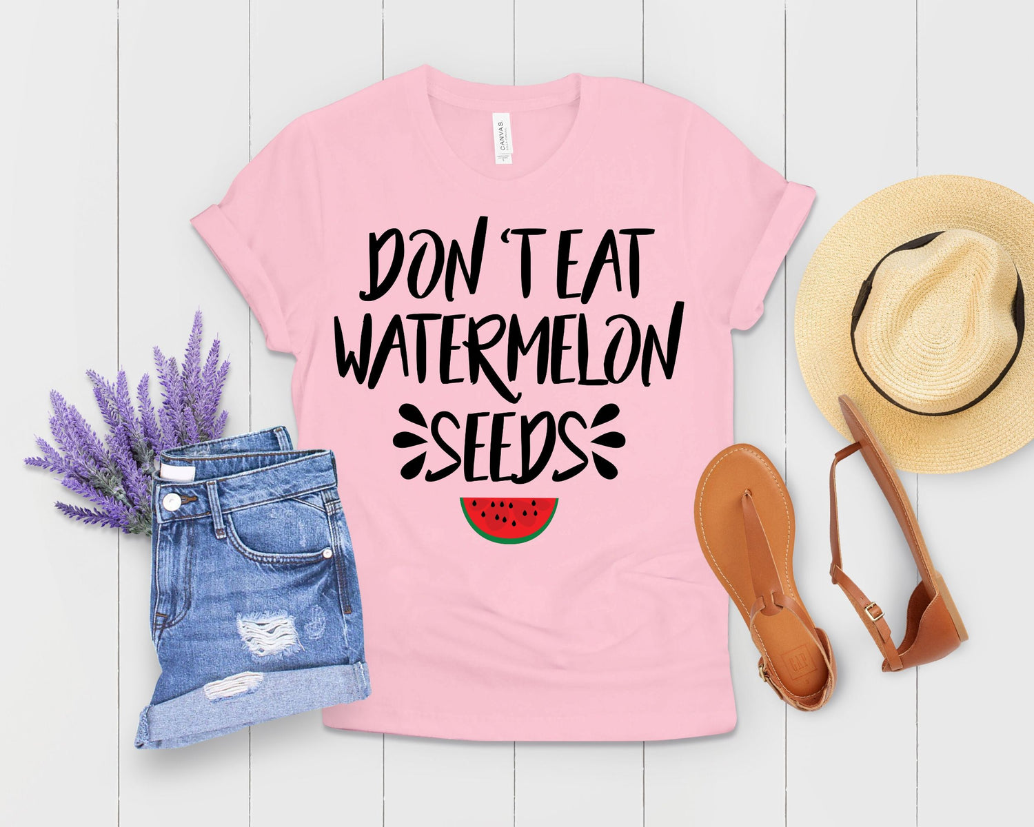 Don't Eat Watermelon Seed Funny Pregnancy TShirt - Teegarb
