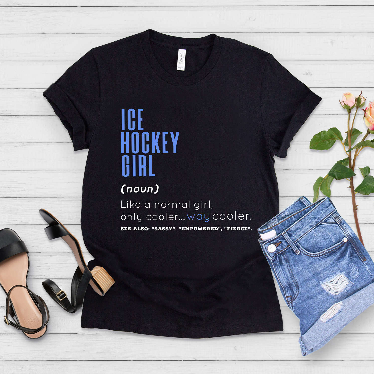 Ice Hockey Girl Definition Shirt - Teegarb