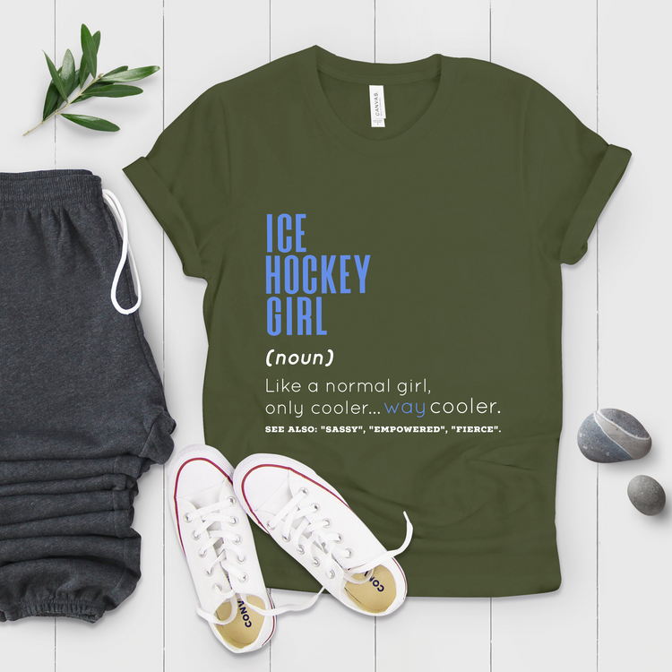 Ice Hockey Girl Definition Shirt - Teegarb