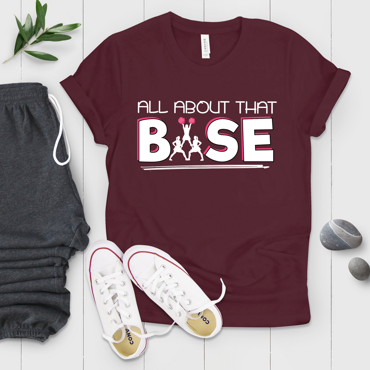 All About That Base Cheerleader Shirt - Teegarb