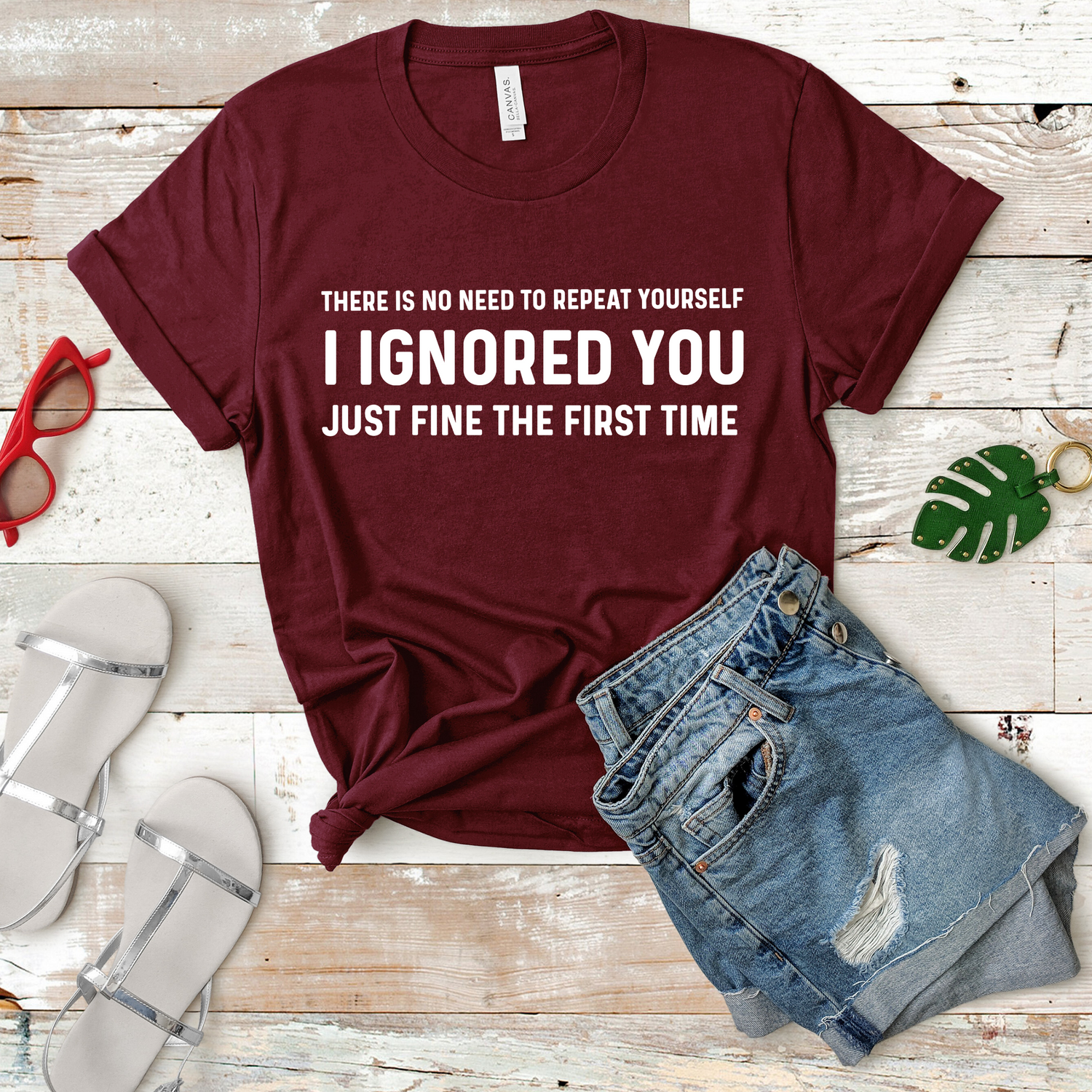 There Is No Need To Repeat Yourself I Ignored You Introvert Shirt - Teegarb