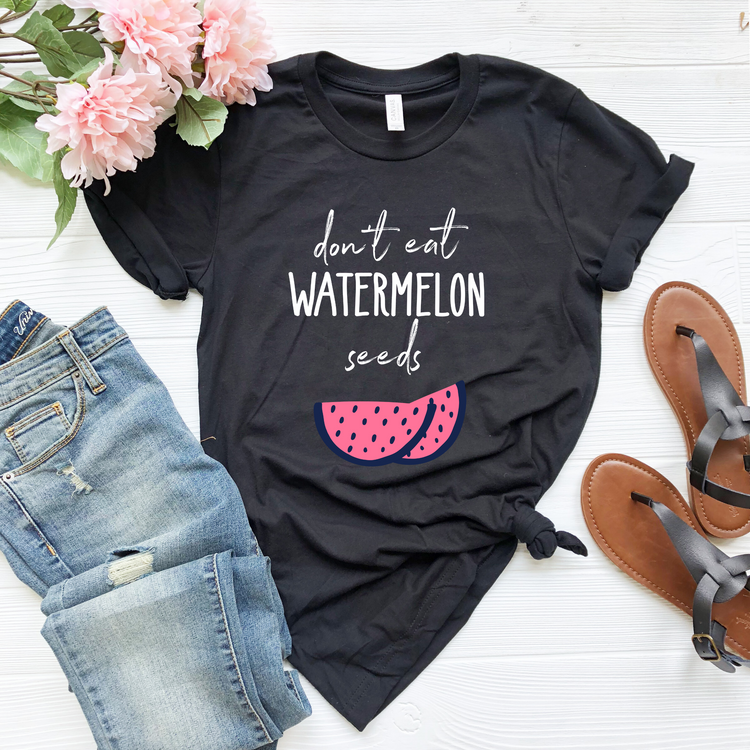 Don't Eat Watermelon Seeds Preggy Shirt