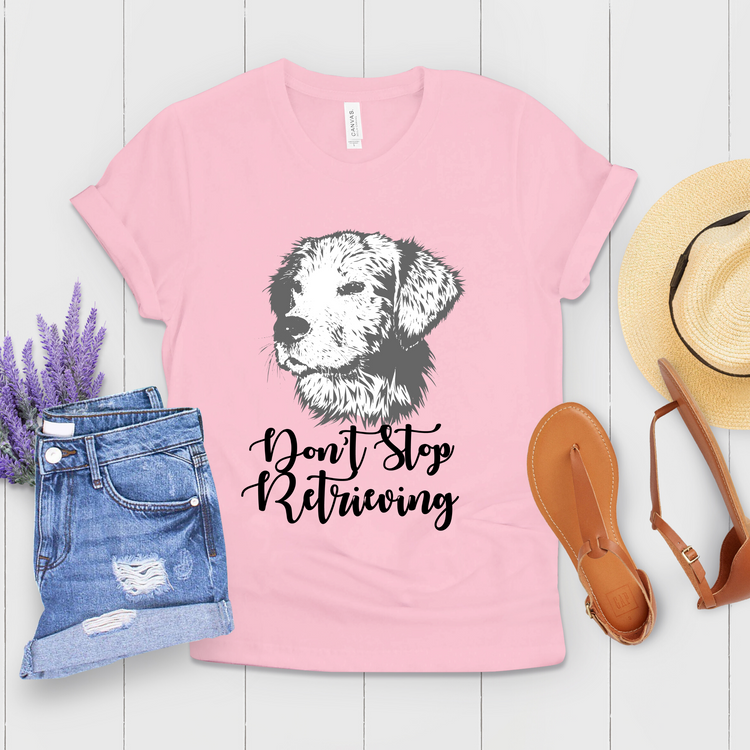 Don't Stop Retrieving Goldendoodle Mom Shirt - Teegarb