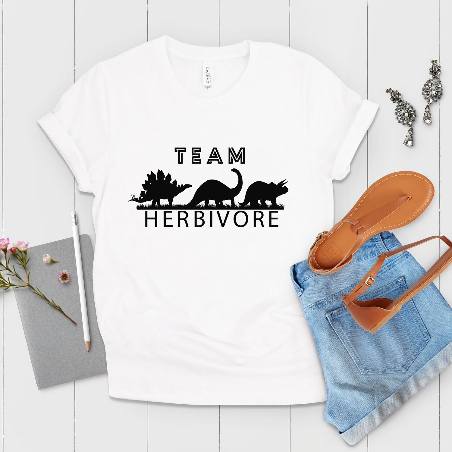 Team Herbivore Dinosaur Shirt - Teegarb