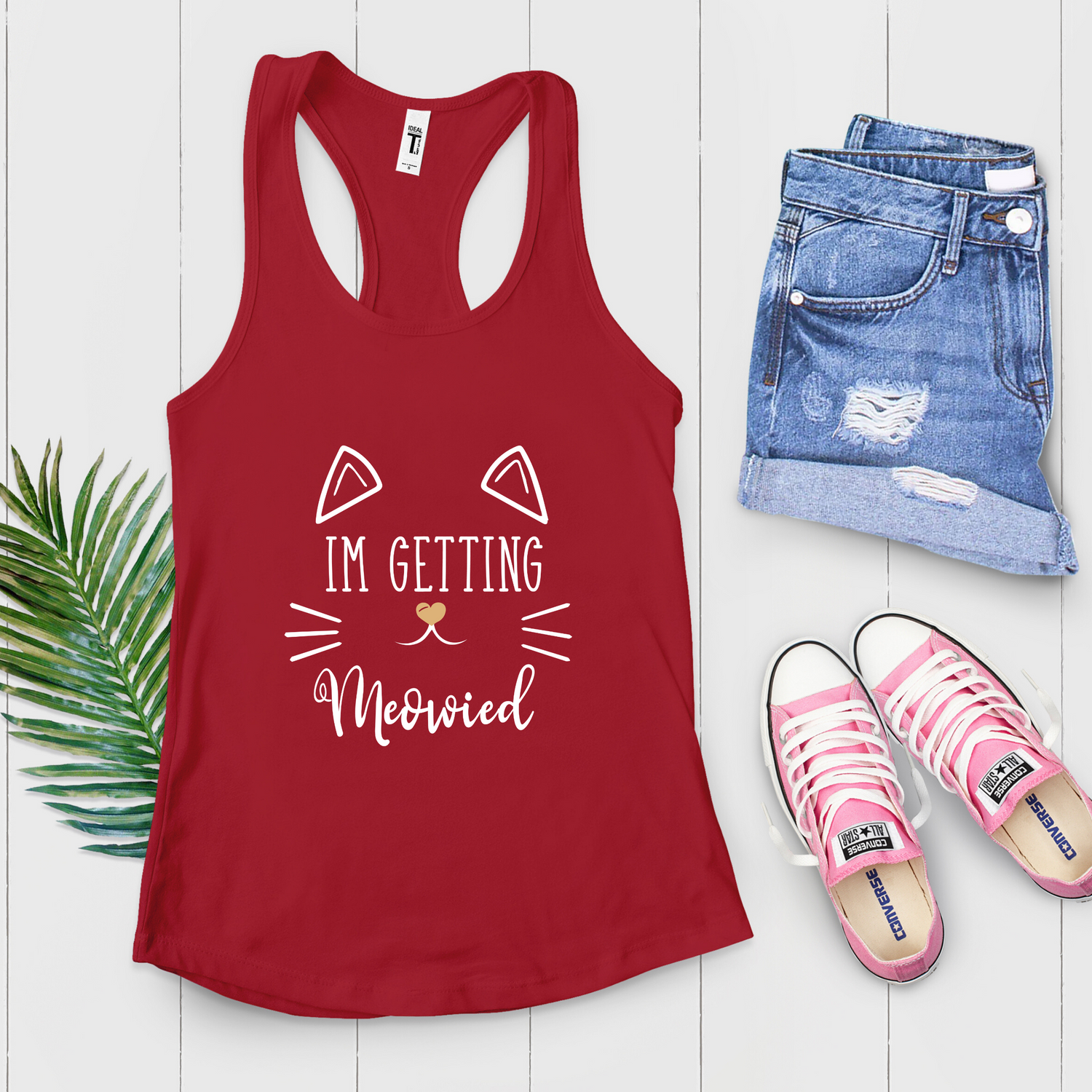 I'm Getting Meowied Bride To Be Tank Top - Teegarb