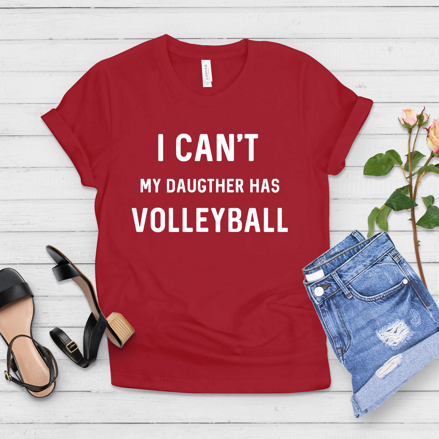 I Can't My Daughter Has Volleyball Shirt - Teegarb