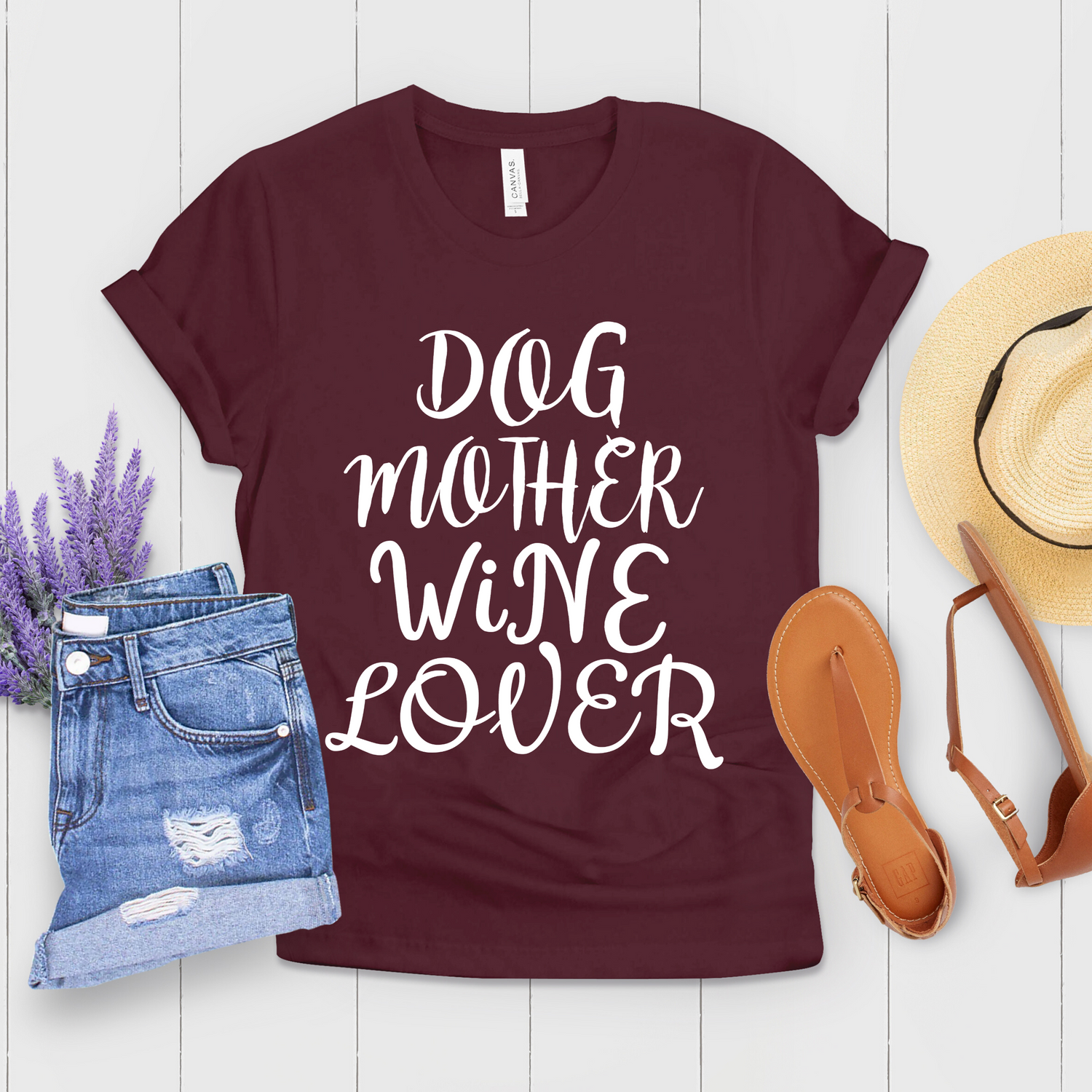 Dog Mother Wine Lover Funny Shirt - Teegarb