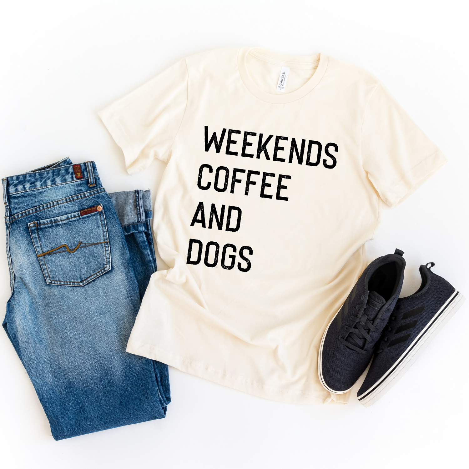 Weekend Coffee And Dogs Funny Dog Lover Shirt - Teegarb
