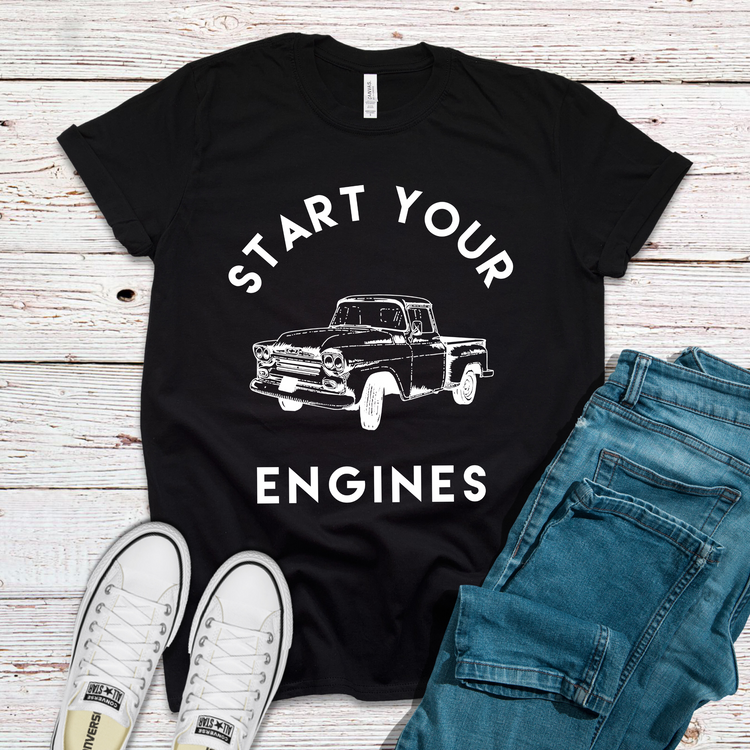 Start Your Engines Mechanic Shirt