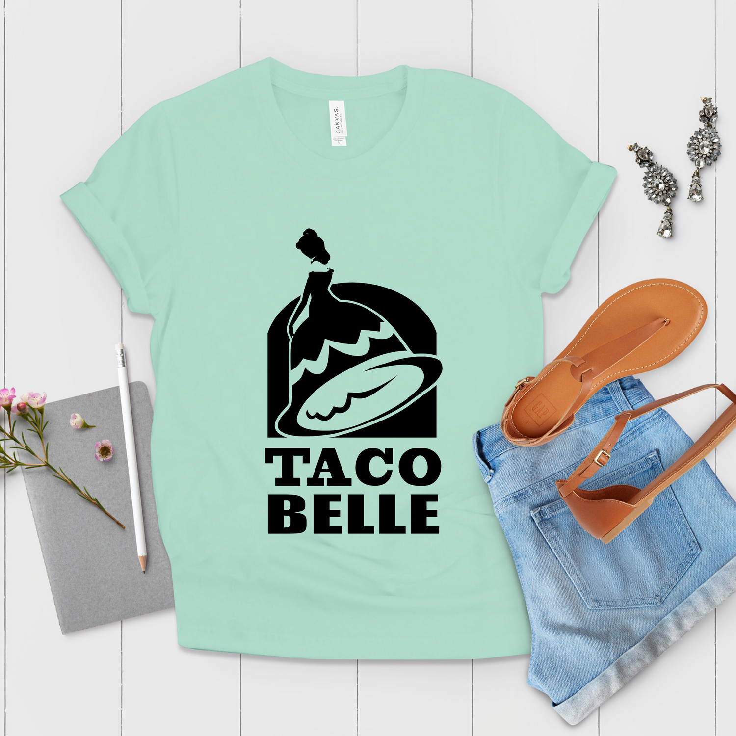Taco Belle Cinco De Mayo Shirt Taco Lover Shirt - Teegarb