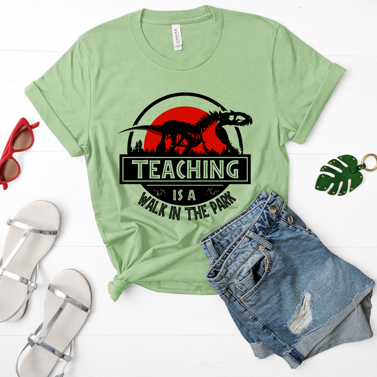Teaching Is A Park Walk Science Teacher Gift