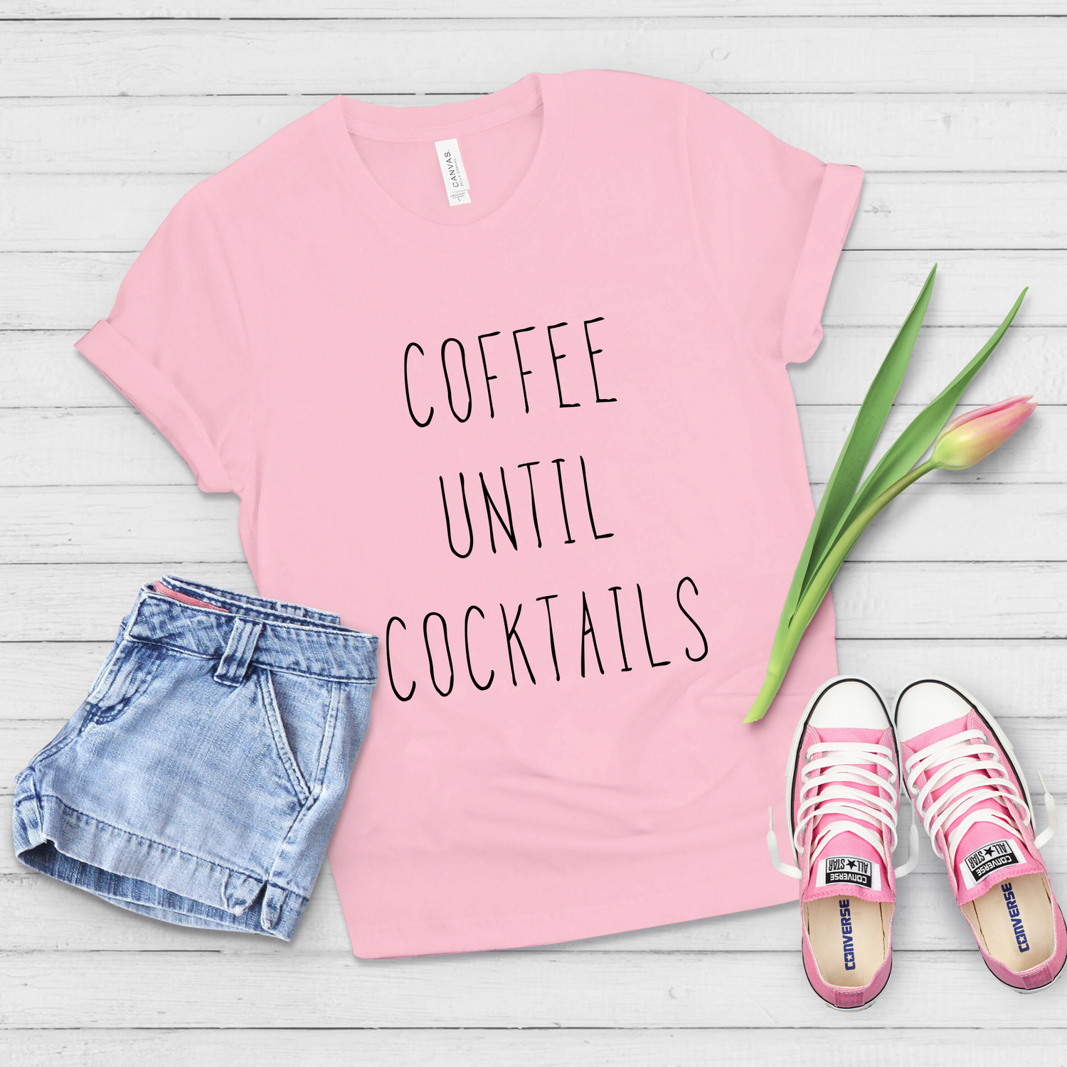 Coffee Until Cocktails Introvert Sarcasm Shirt - Teegarb