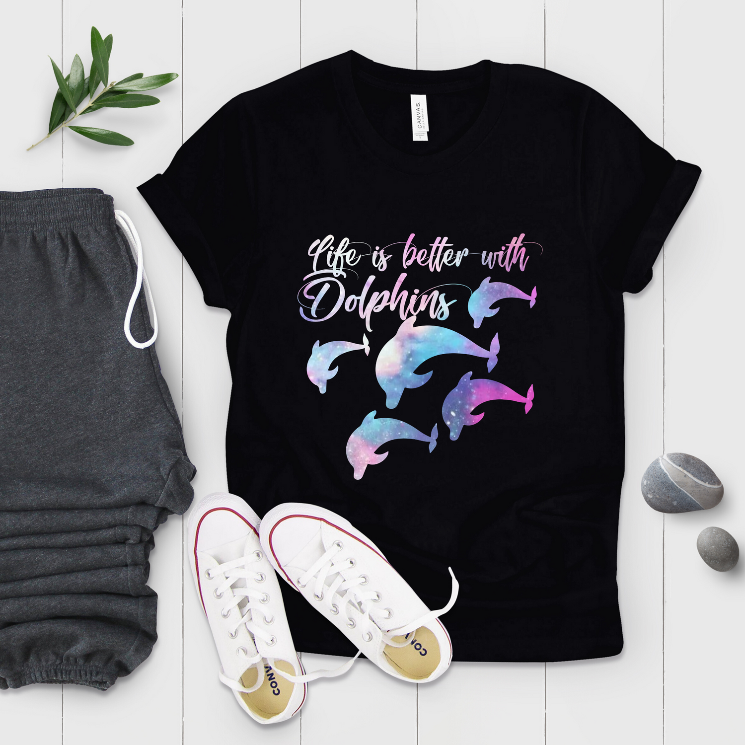 Life Is Better With Dolphins Aesthetic Shirt - Teegarb