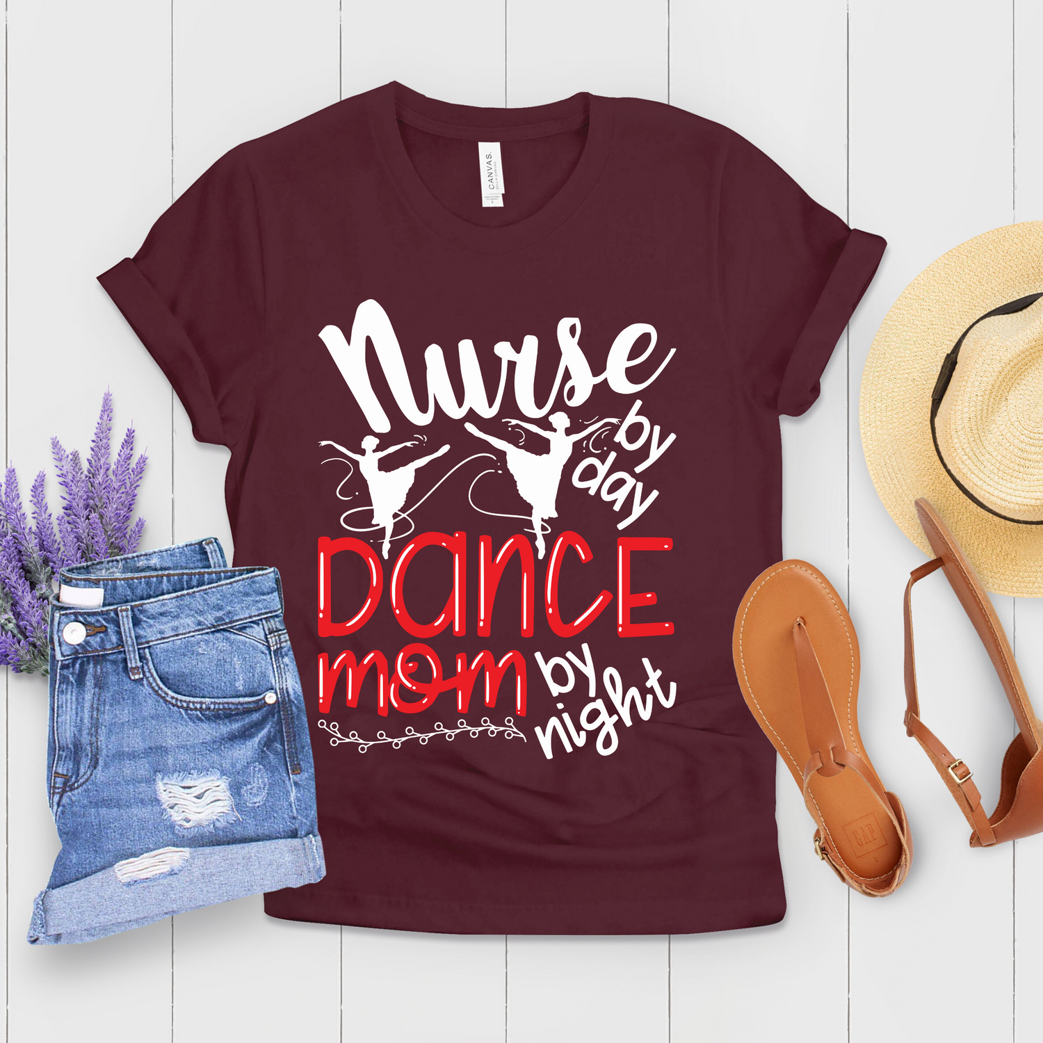 Nurse By Day Dance Mom By Night Appreciation Shirts - Teegarb