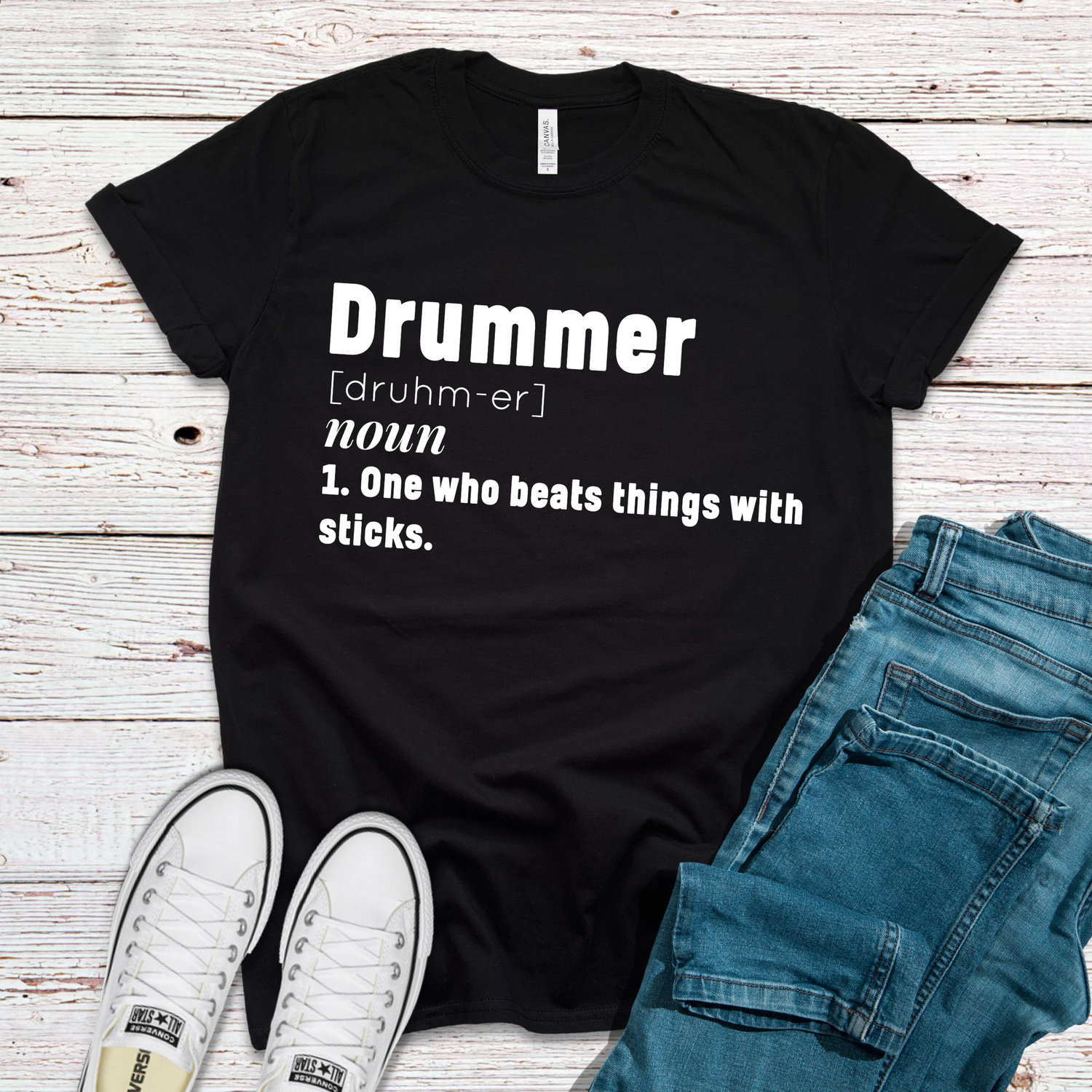Funny Drummer Definition Marching Band Sarcasm Shirt - Teegarb