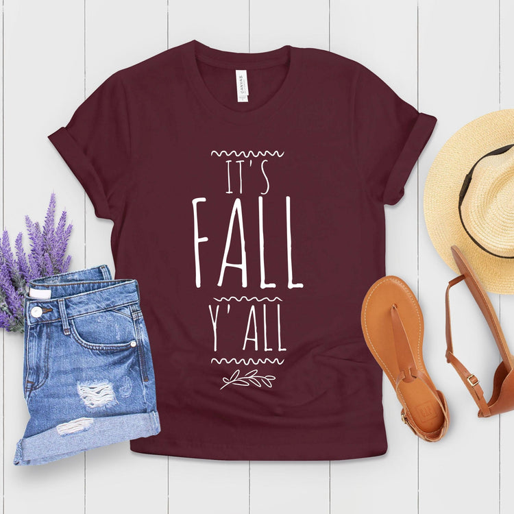 It Is Fall Y'all Thanksgiving Autumn Shirt
