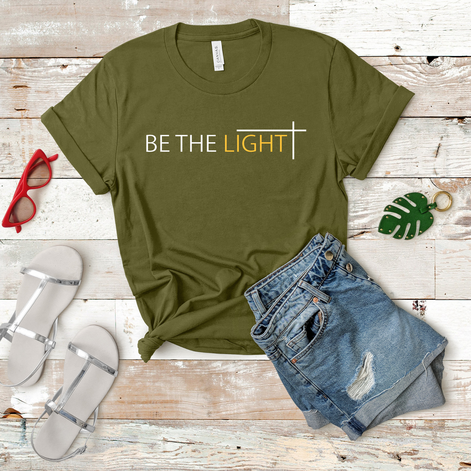 Be The Light Christian Shirt - Teegarb