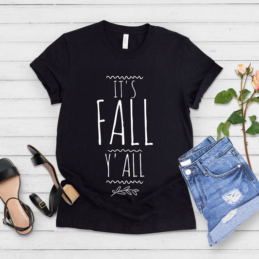 It Is Fall Y'all Thanksgiving Autumn Shirt