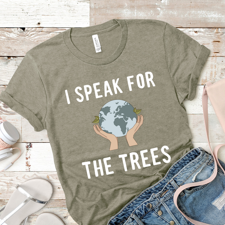 I Speak For The Trees Earth Day Environmental Shirt - Teegarb