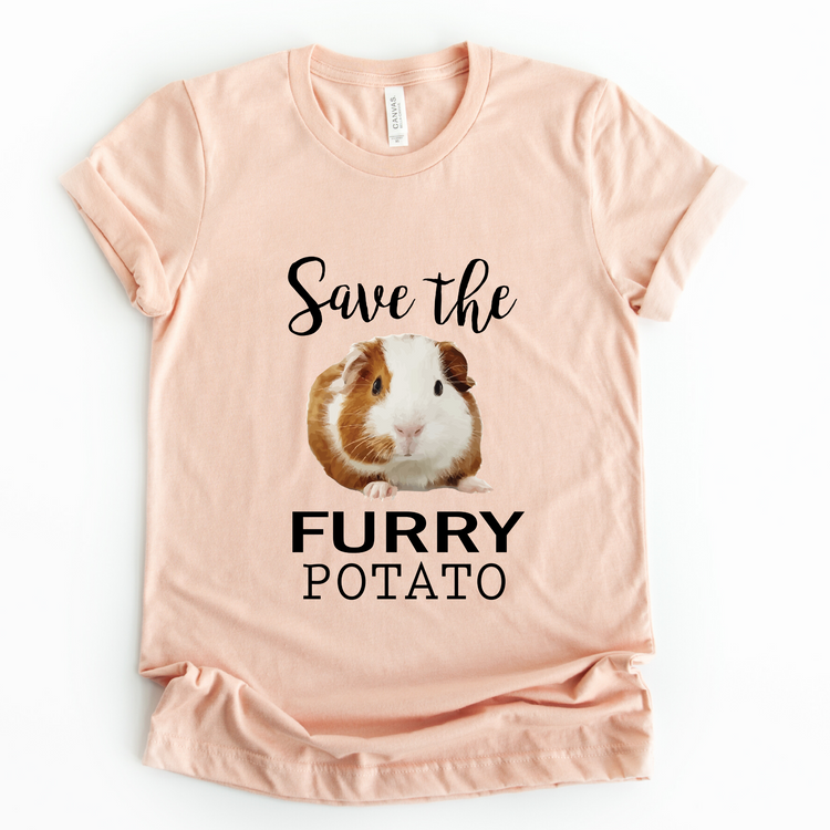 Save The Furry Potato Guinea Pigs Hedgehog Hamster Mom Shirt - Teegarb