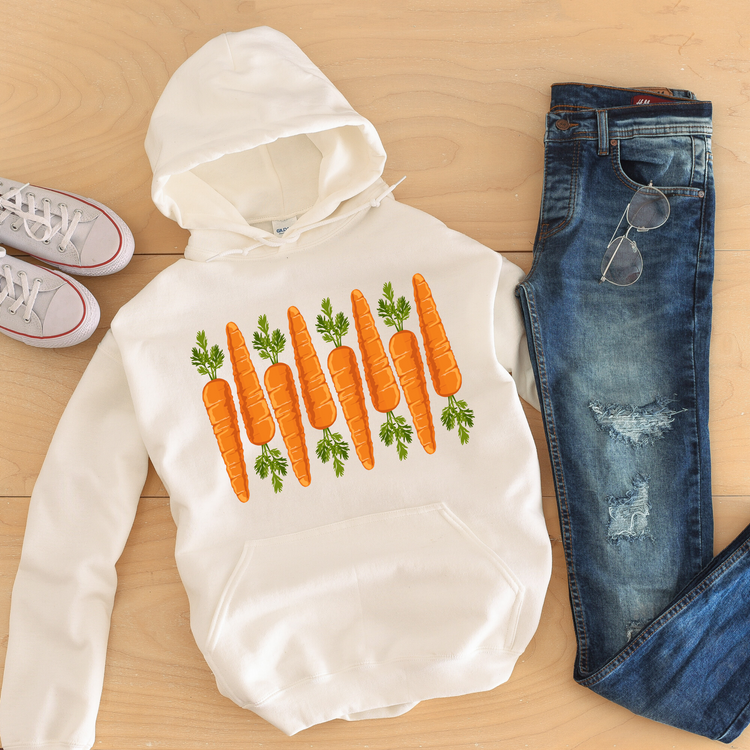 Farm Carrot Vegetarian Hoodie