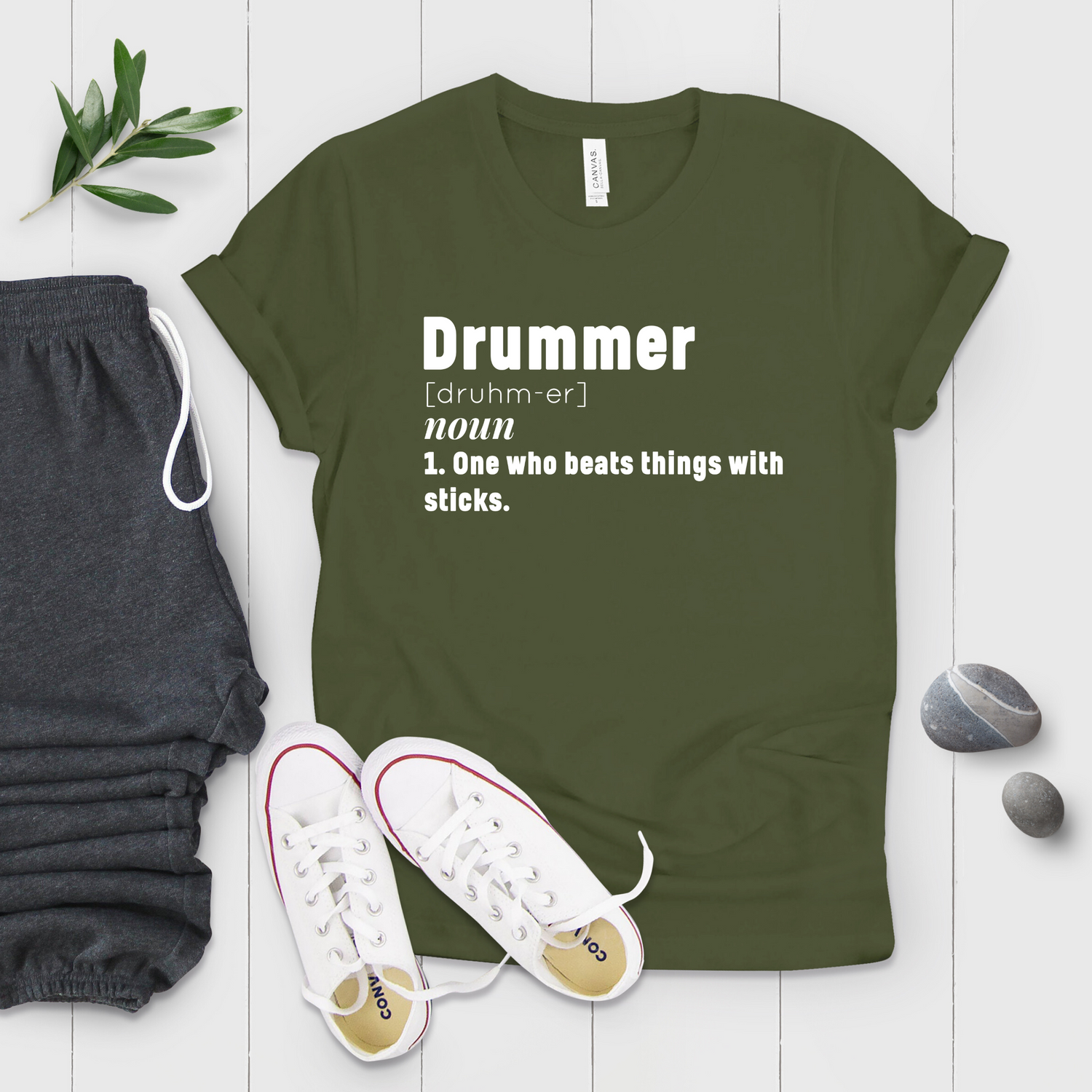 Funny Drummer Definition Marching Band Sarcasm Shirt - Teegarb