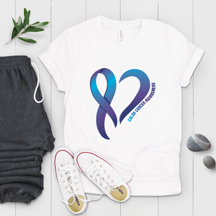 Colon Cancer Awareness Motivational Inspirational Shirt - Teegarb