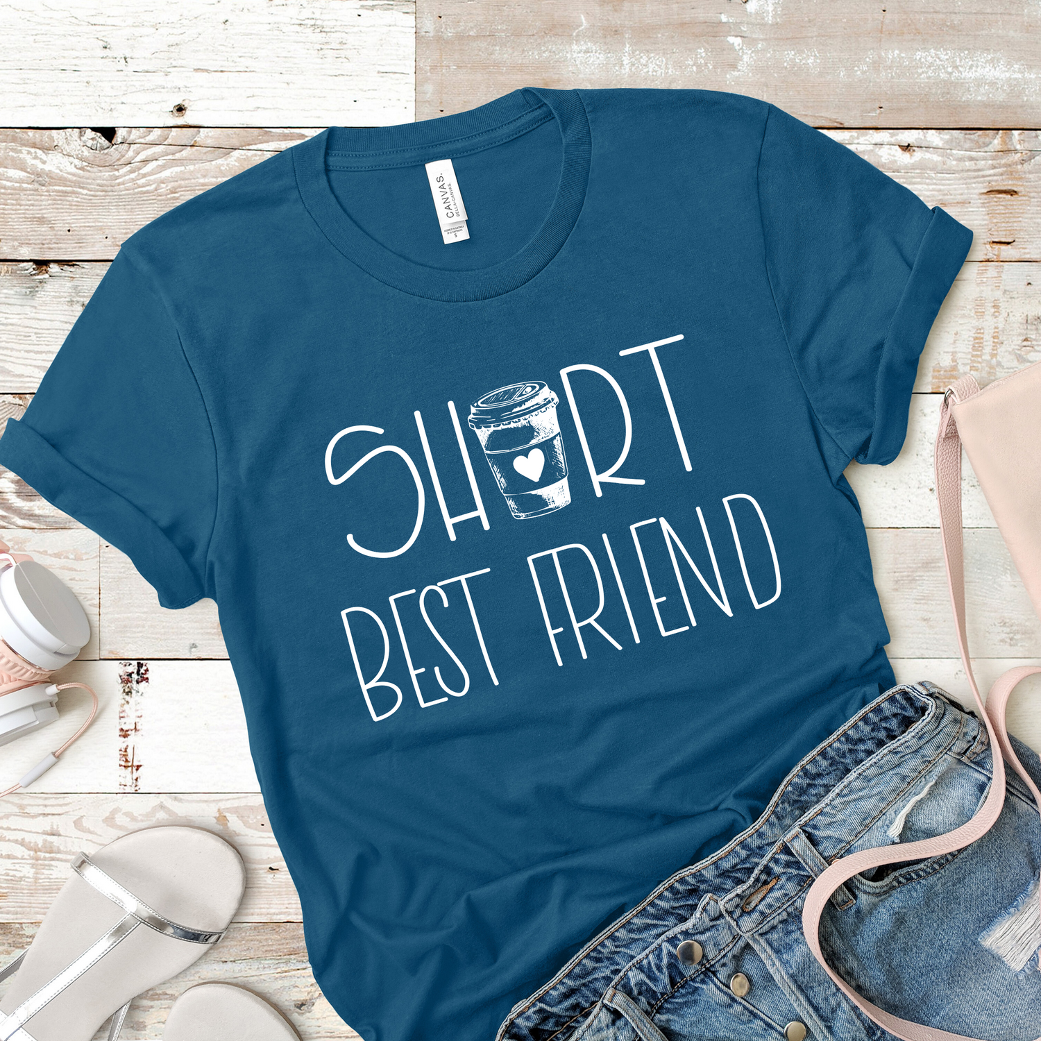 Short Bestfriend Matching Best Friend Shirt - Teegarb