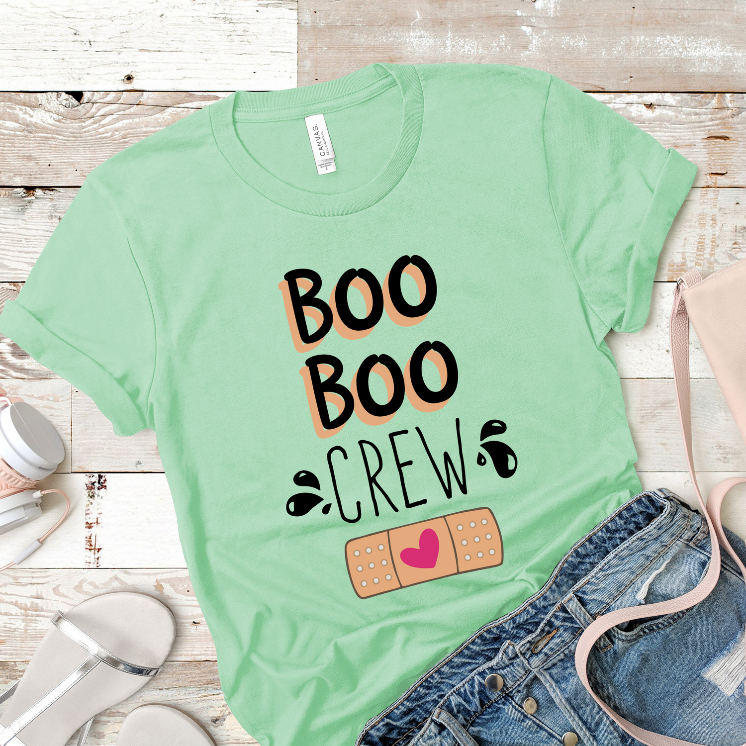 Boo Boo Crew Funny Student Nurse Shirt - Teegarb