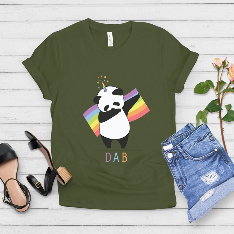 Cute Magical Panda Unicorn Party LGBTQ Gay Pride Shirt - Teegarb