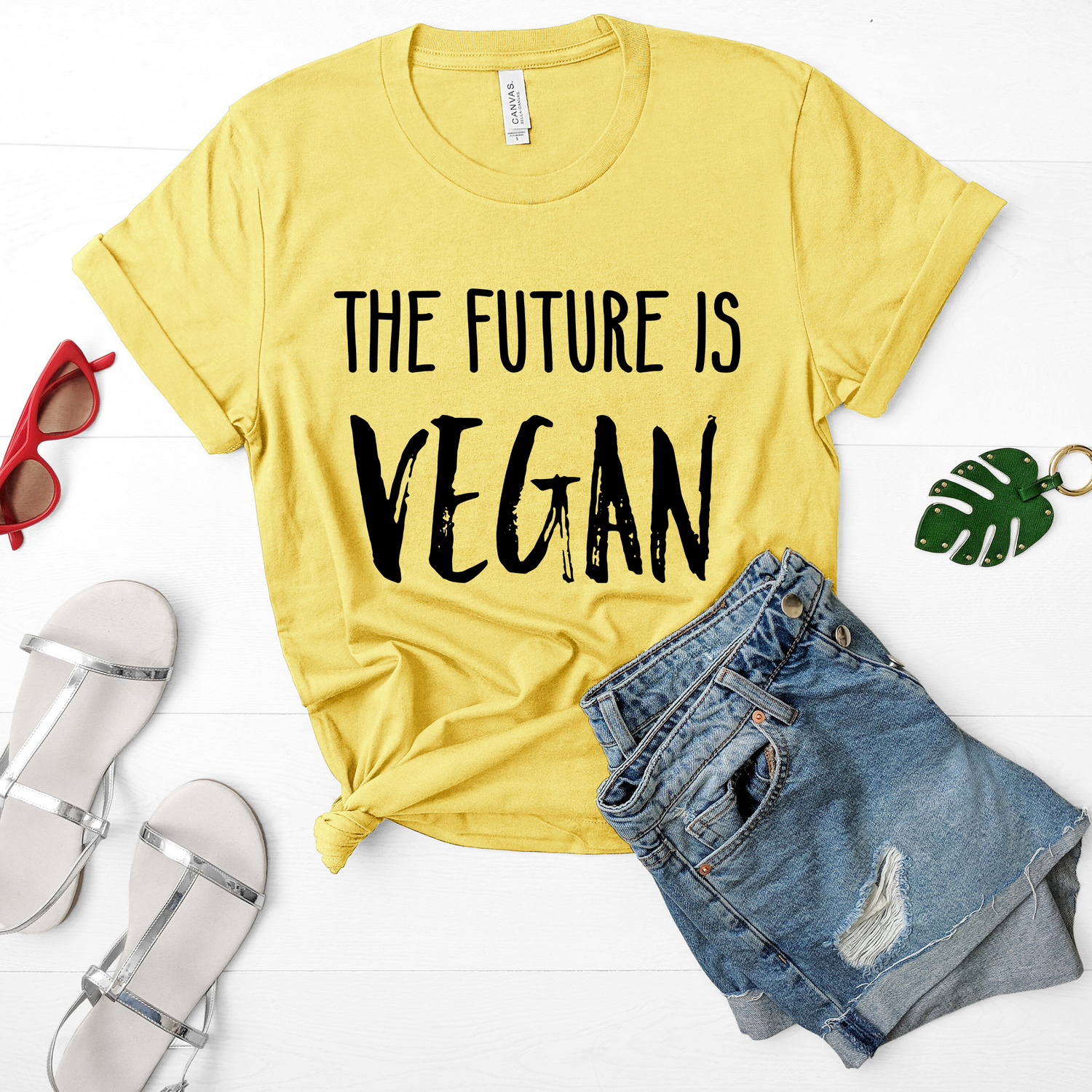 The Future Is Vegan Vegetarian Shirt - Teegarb