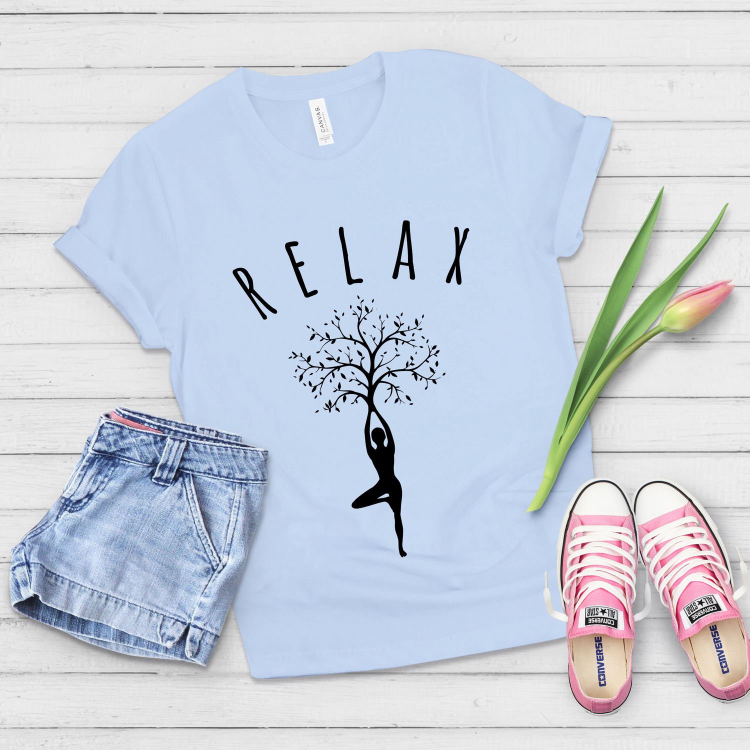 Relax Funny Yoga Shirt - Teegarb