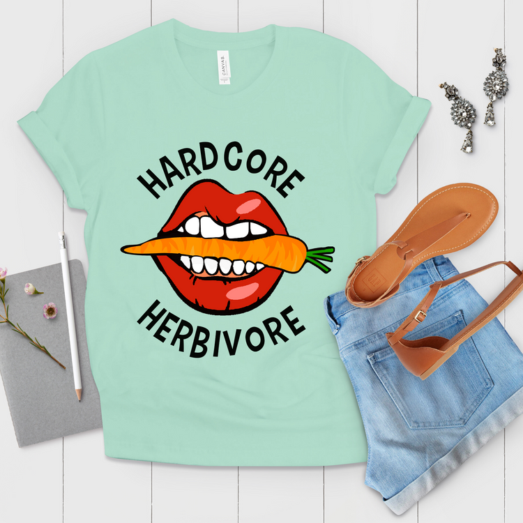 Hardcore Herbivore Vegan Shirt - Teegarb