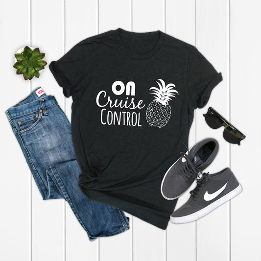 On Cruise Controls Pineapple Travel Boat Shirt