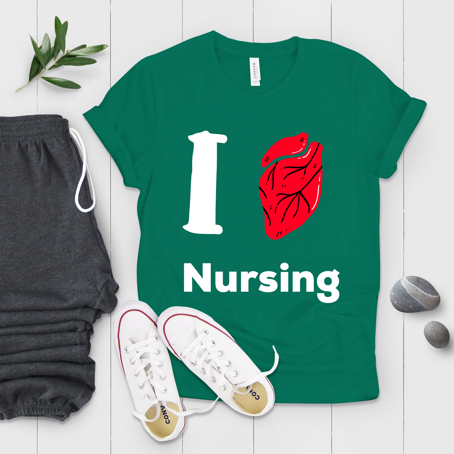 I heart 2025 nursing shirt