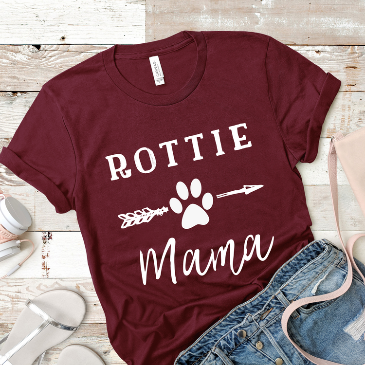Rottie Mama Doodle Mom Dog Lover Shirt - Teegarb