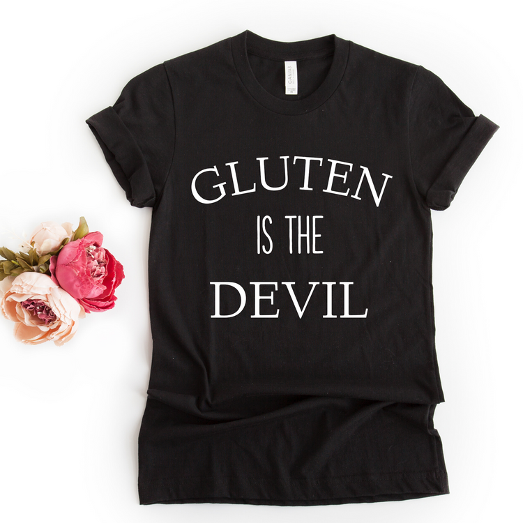 Gluten Is Devil Vegetarian Shirt - Teegarb