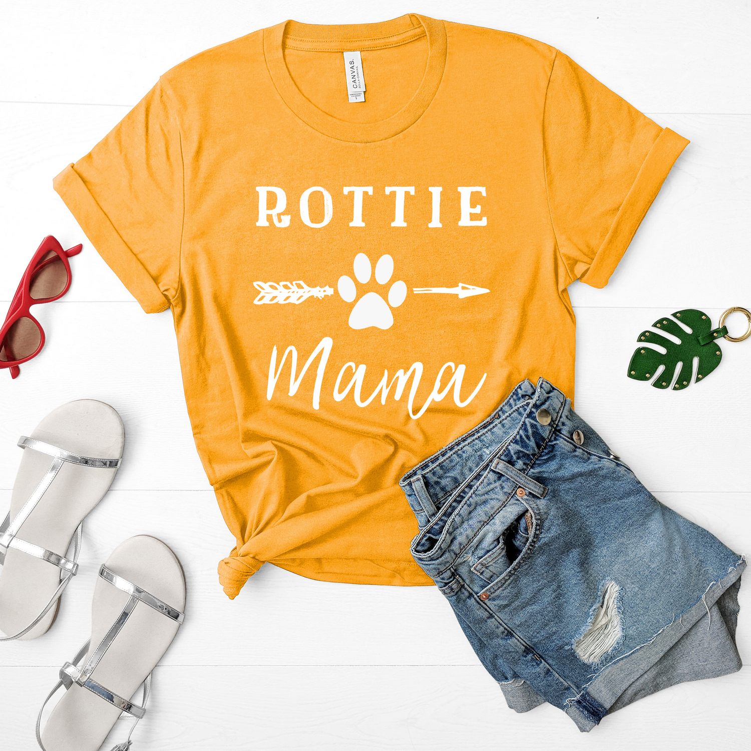 Rottie Mama Doodle Mom Dog Lover Shirt - Teegarb