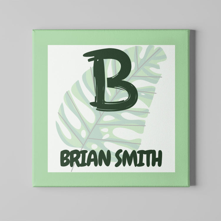 Personalized Canvas Wall Art Toddler Room
