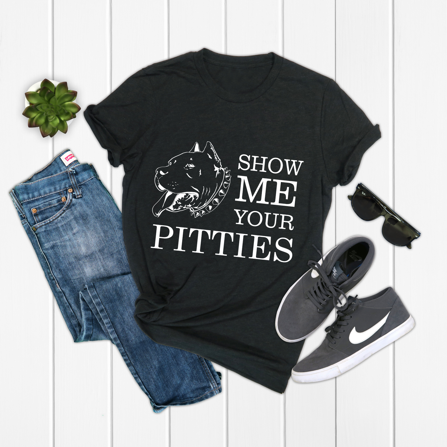 Show Me Your Pitties Pitbull Lover Shirt - Teegarb