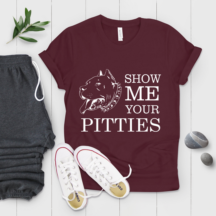 Show Me Your Pitties Pitbull Lover Shirt - Teegarb