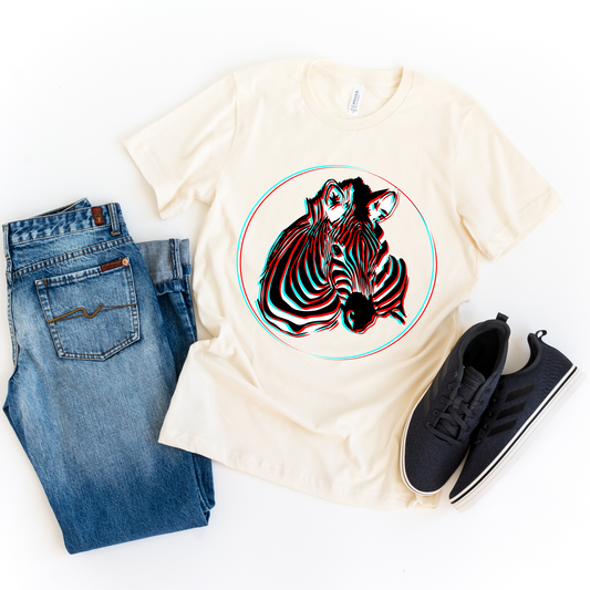 3D Zebra Veterinarian Shirt - Teegarb