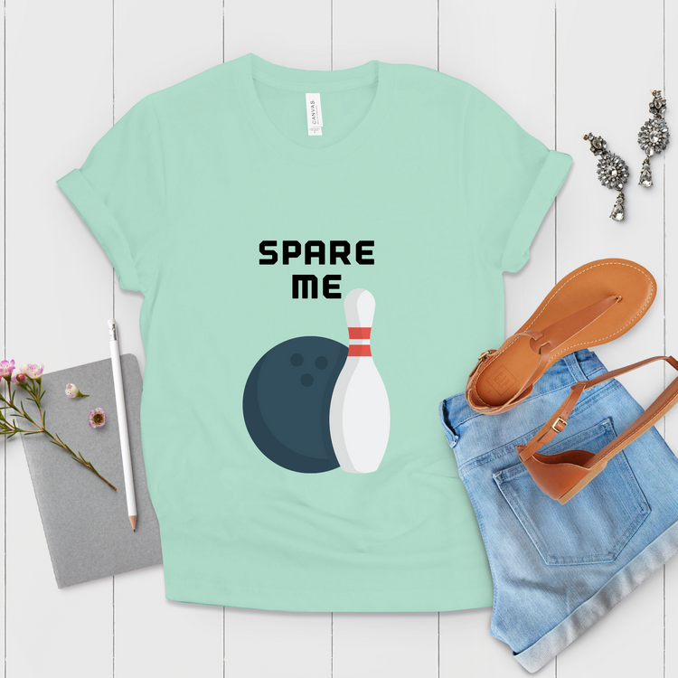 Spare Me Bowling Game Shirt - Teegarb