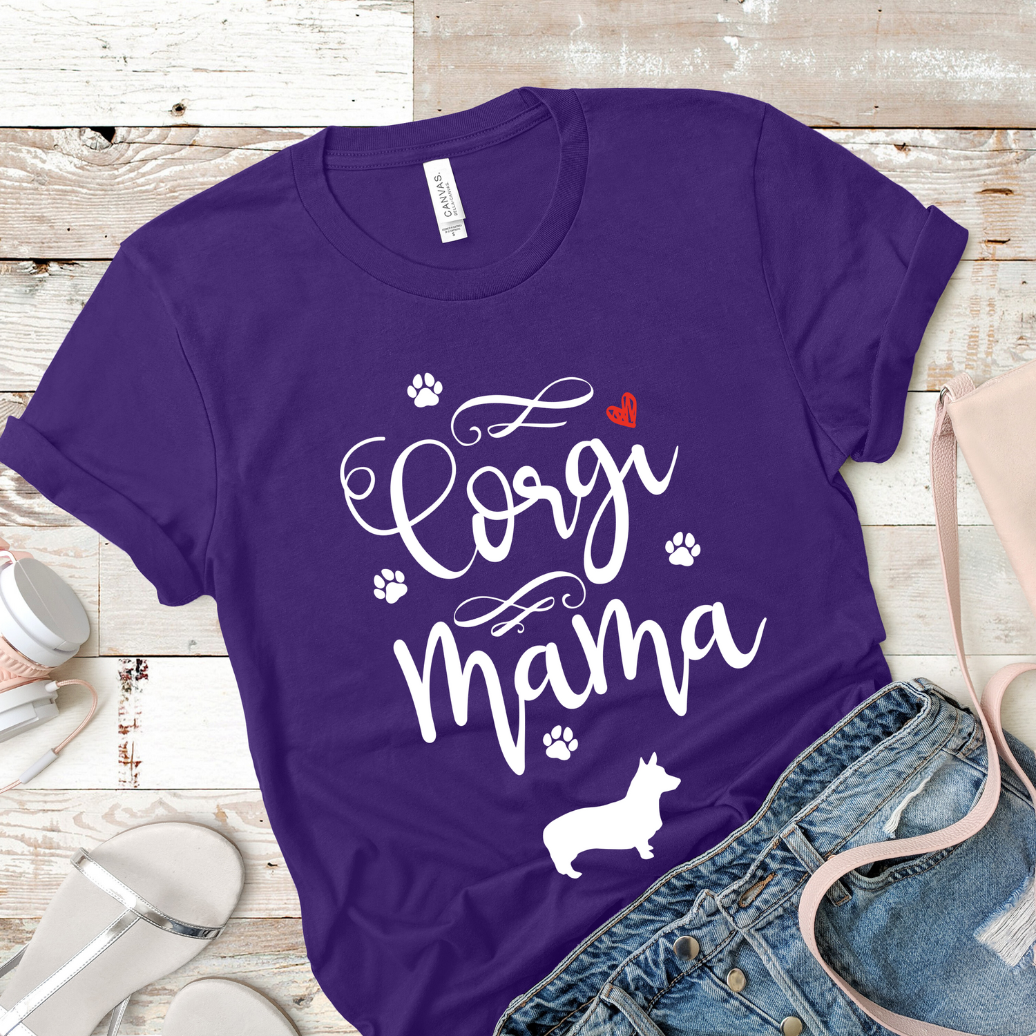 Corgi Mama Shirt For Dog Mom - Teegarb